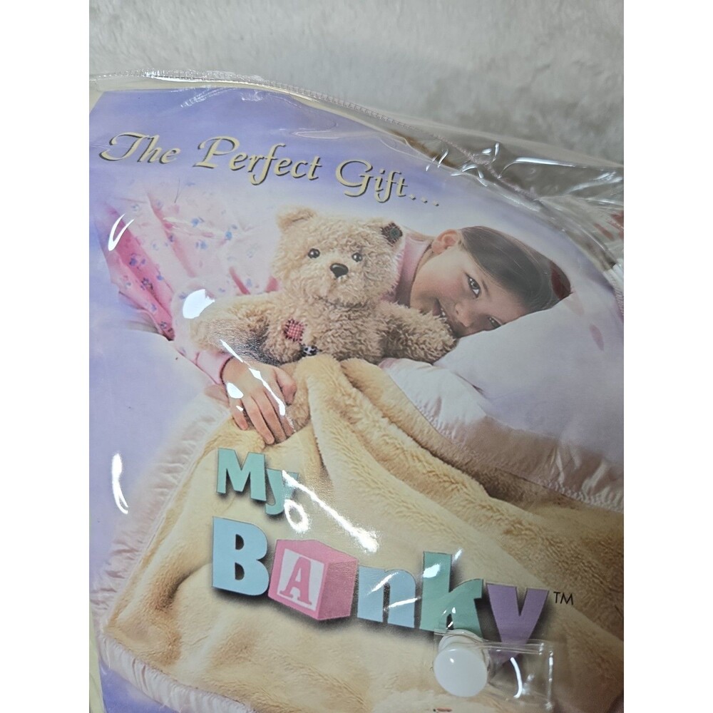 New in Bag MY BLANKY Rudolph Security 28"x 28" Blanket Plush
